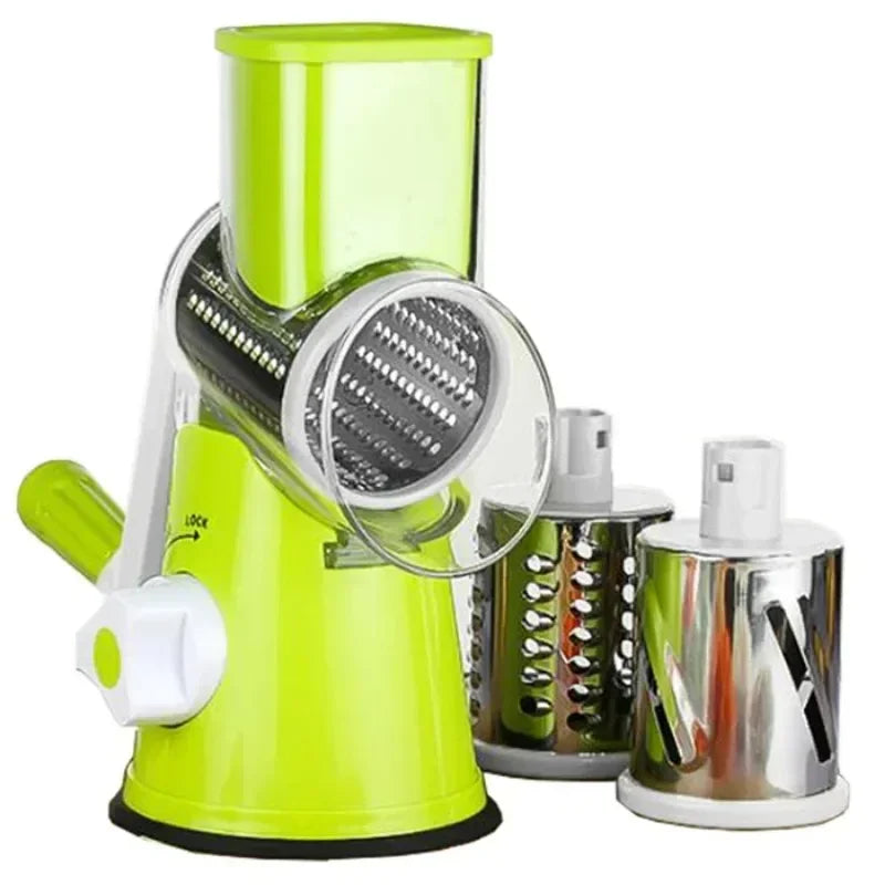 Vegetable Manual Kitchen Chopper, Grater, Slicer 3 in 1