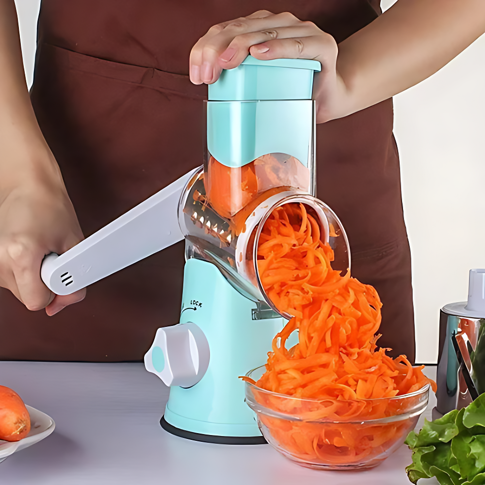 Vegetable Manual Kitchen Chopper, Grater, Slicer 3 in 1